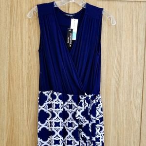 Papermoon, Jackey 2fer Knit Faux Wrap Dress